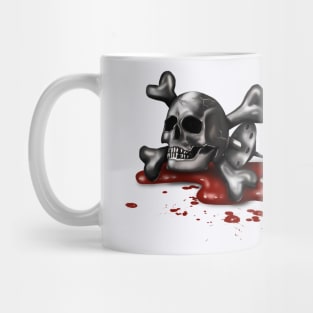 Skull and Crossbones Pin Mug